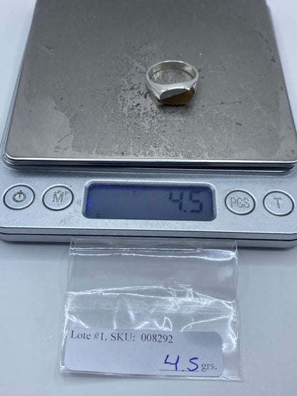 Anillo de Plata Ojo de Tigre — Taxco 925 — foto 7