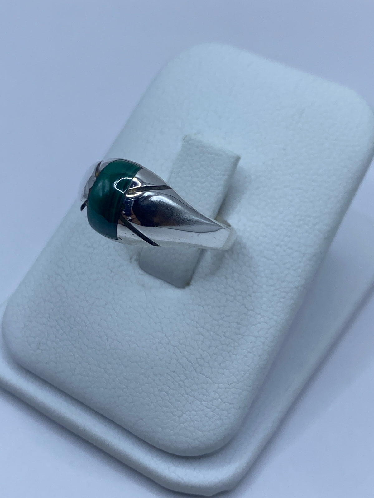 Anillo de Plata con Malaquita Verde — Taxco 925 — foto 2