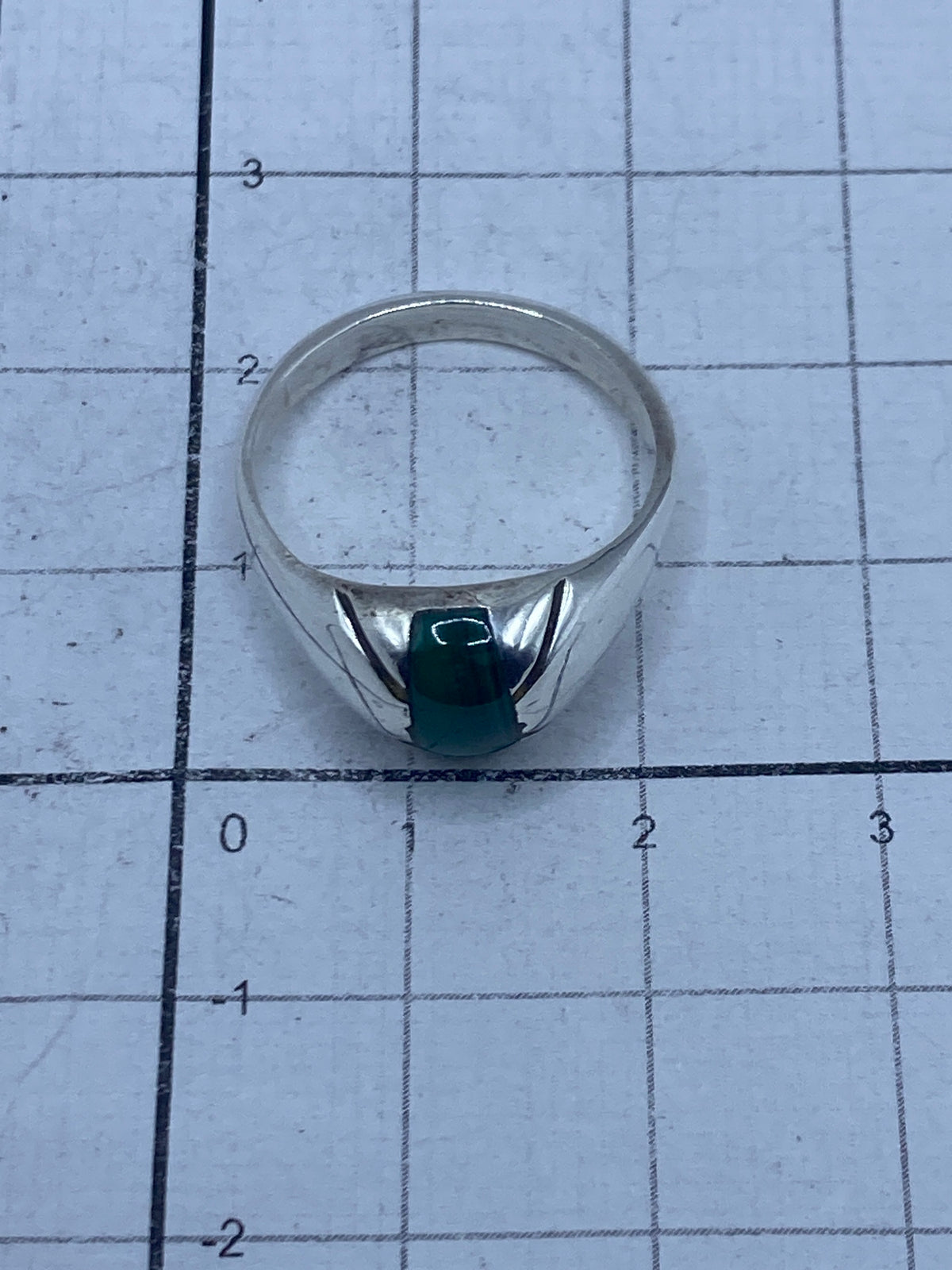 Anillo de Plata con Malaquita Verde — Taxco 925 — foto 4