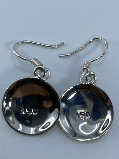 Aretes de Plata 950 con Ópalo de Fuego Verde — Taxco — foto 5