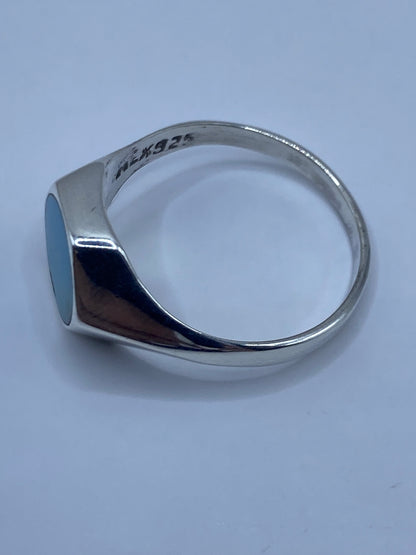Anillo de Plata Turquesa Azul Cielo — Taxco 925 — foto 5