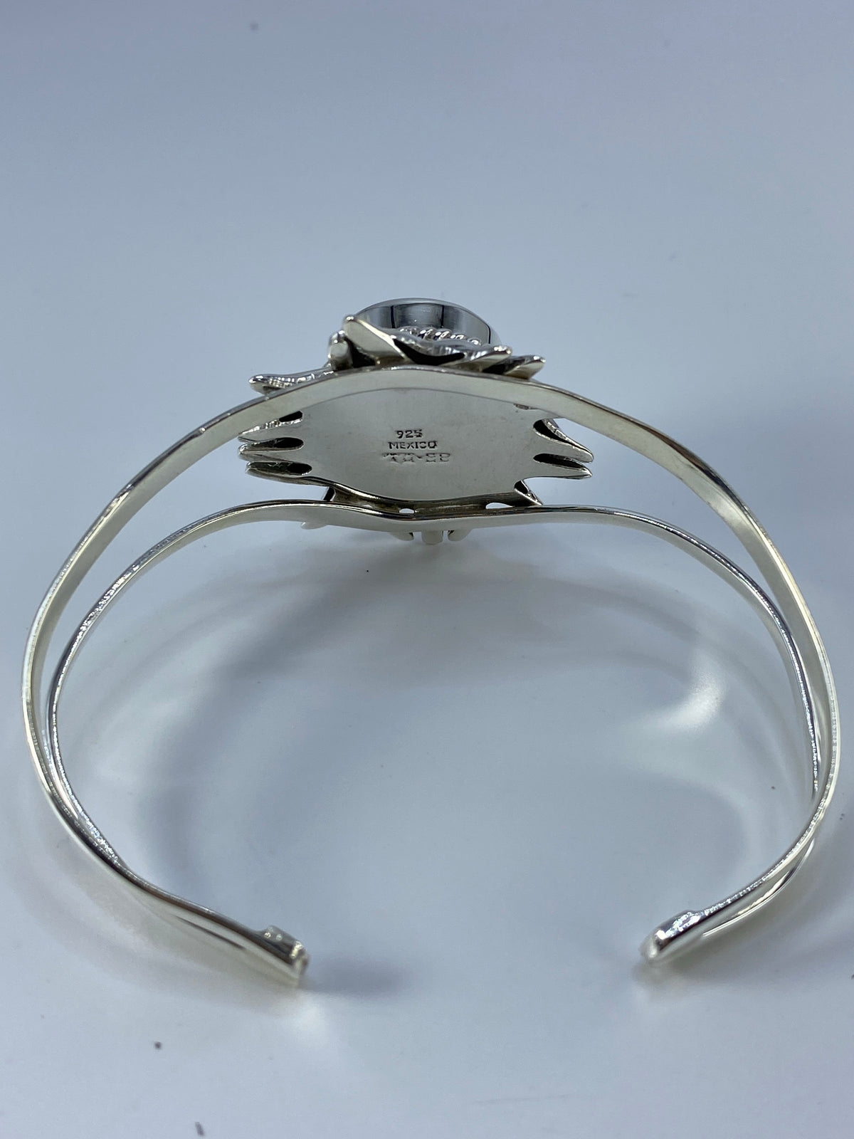 Brazalete de Plata con Ónix Negro — Taxco 925 — foto 5