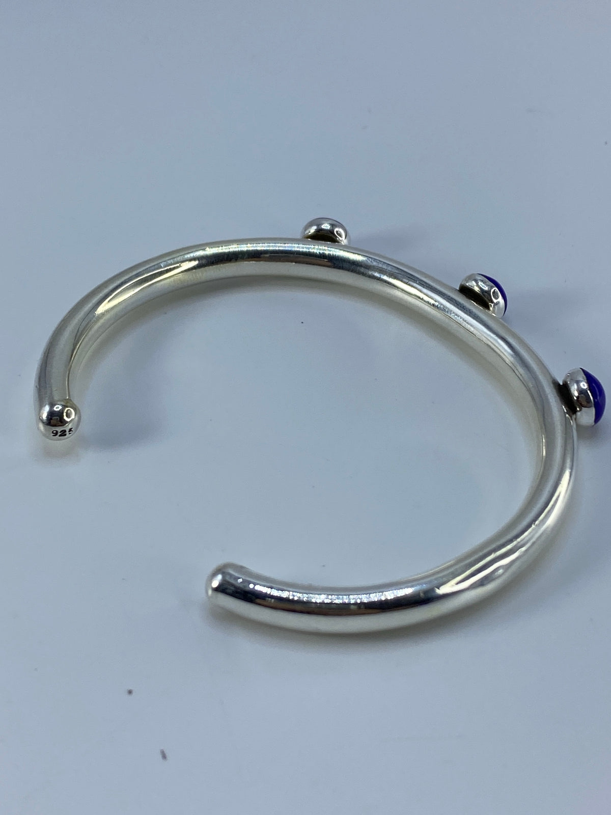 Brazalete de Plata 925 con Lapislázuli Azul — Taxco — foto 5