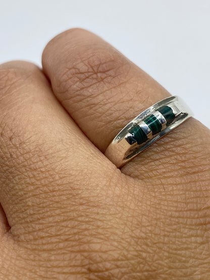 Anillo de Plata con Malaquita Verde — Taxco 925 — foto 6