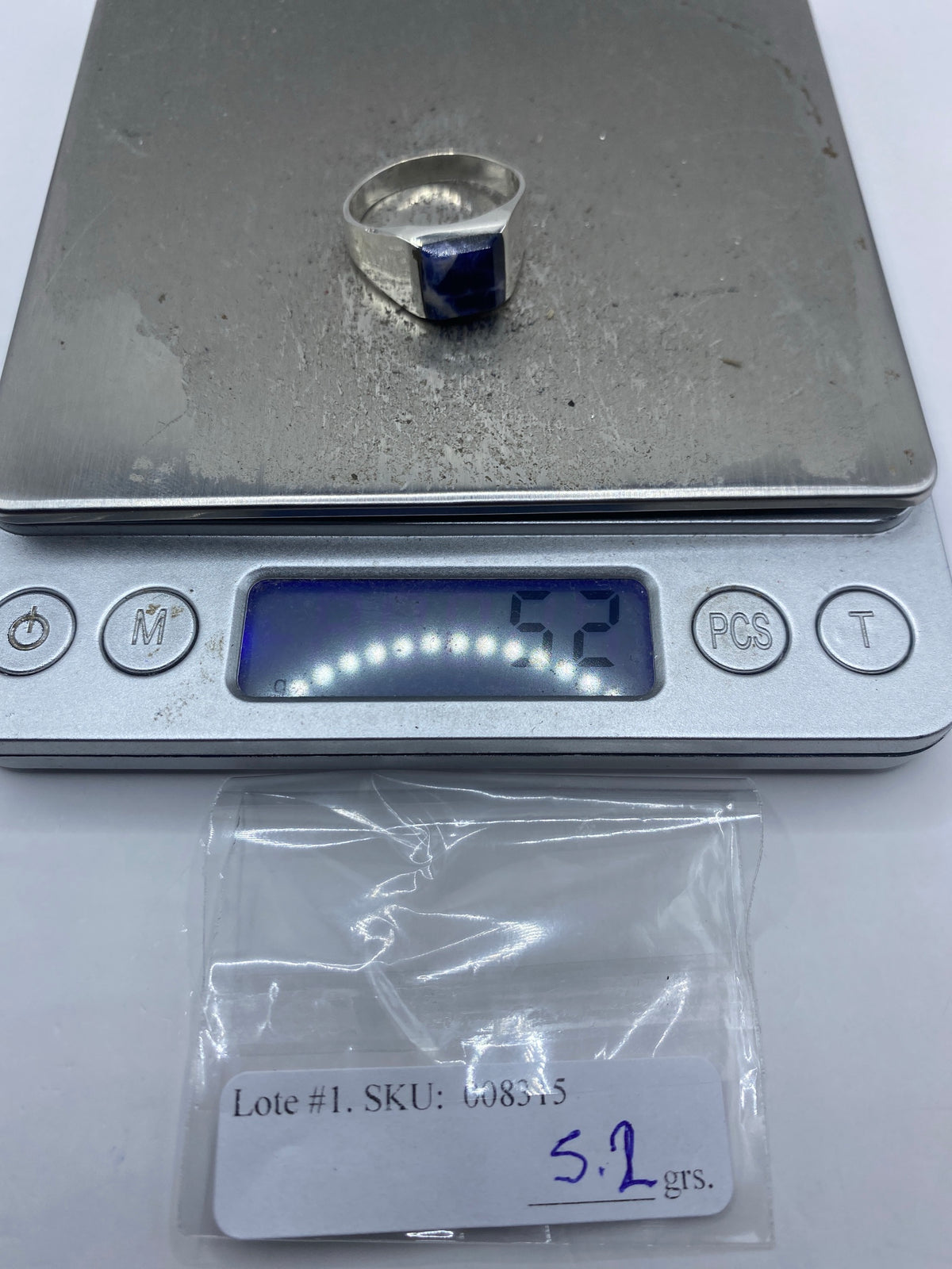 Anillo de Plata Lapislázuli Azul — Taxco 925 — foto 7