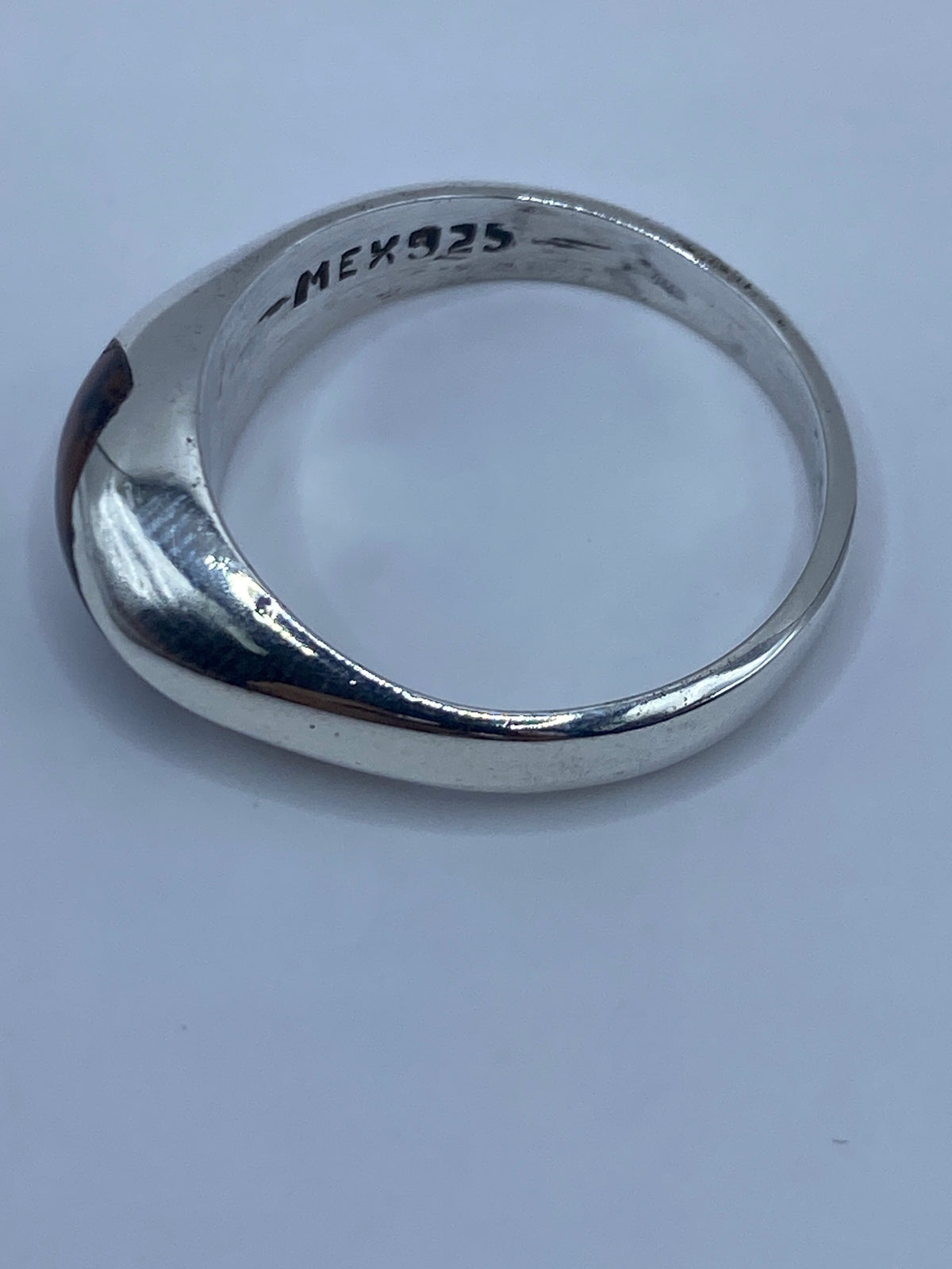 Anillo de Plata con Piedra Café — Taxco 925 — foto 5