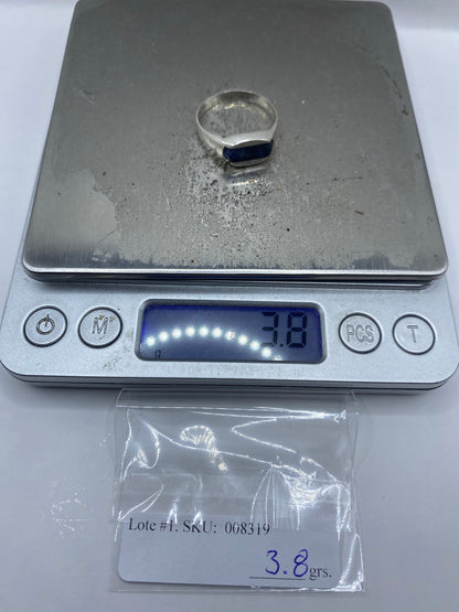 Anillo de Plata con Lapislázuli Azul — Taxco 925 — foto 7