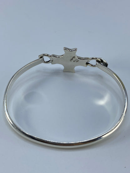 Brazalete Rígido Lapislázuli Azul Plata 925 — Taxco — foto 5