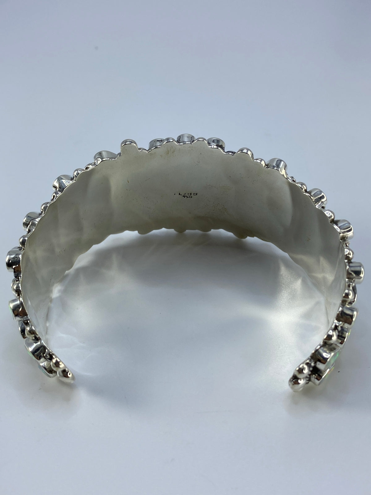 Brazalete de Plata Ópalo de Fuego — Taxco 950 — foto 5