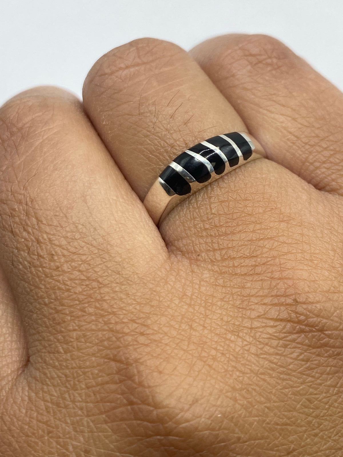 Anillo de Plata con Ónix Negro — Taxco 925 — foto 6
