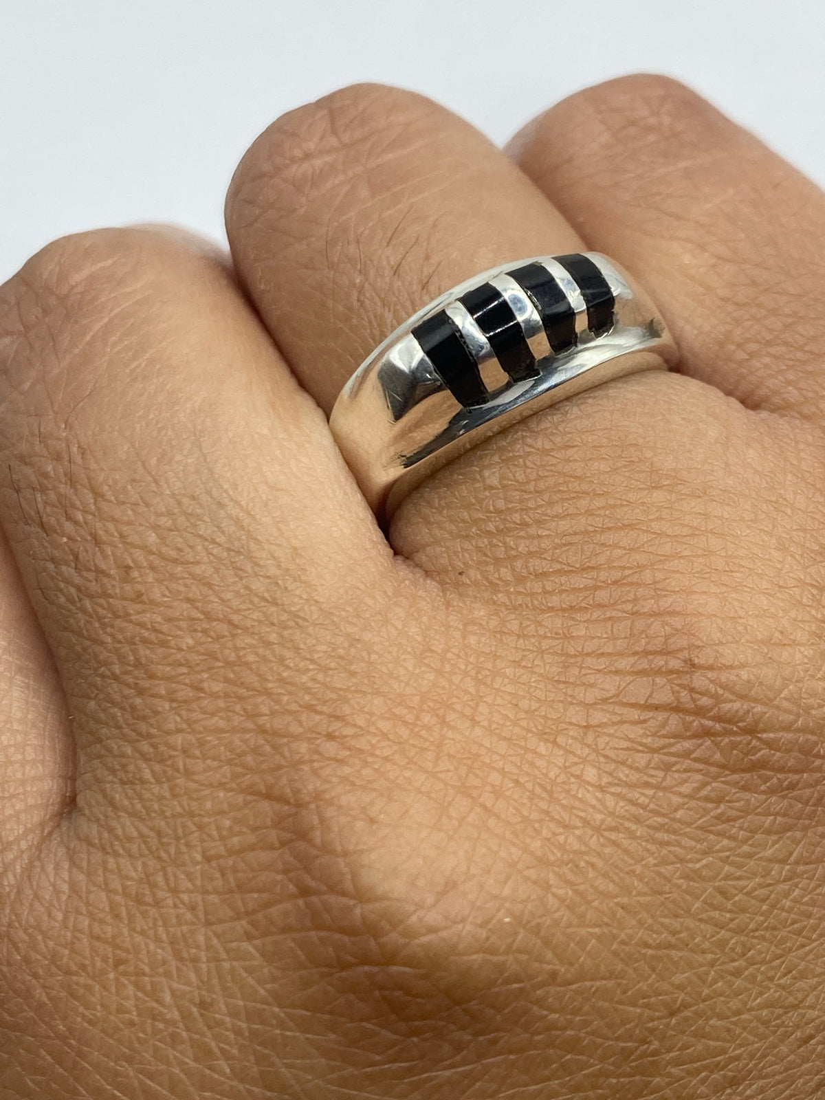 Anillo de Plata con Ónix Negro — Taxco 925 — foto 6