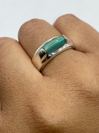 Anillo de Plata con Turquesa Azul Cielo — Taxco 925 — foto 6