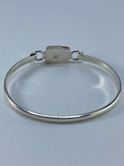 Brazalete Plata 925 Rigido con Coral — Taxco — foto 5