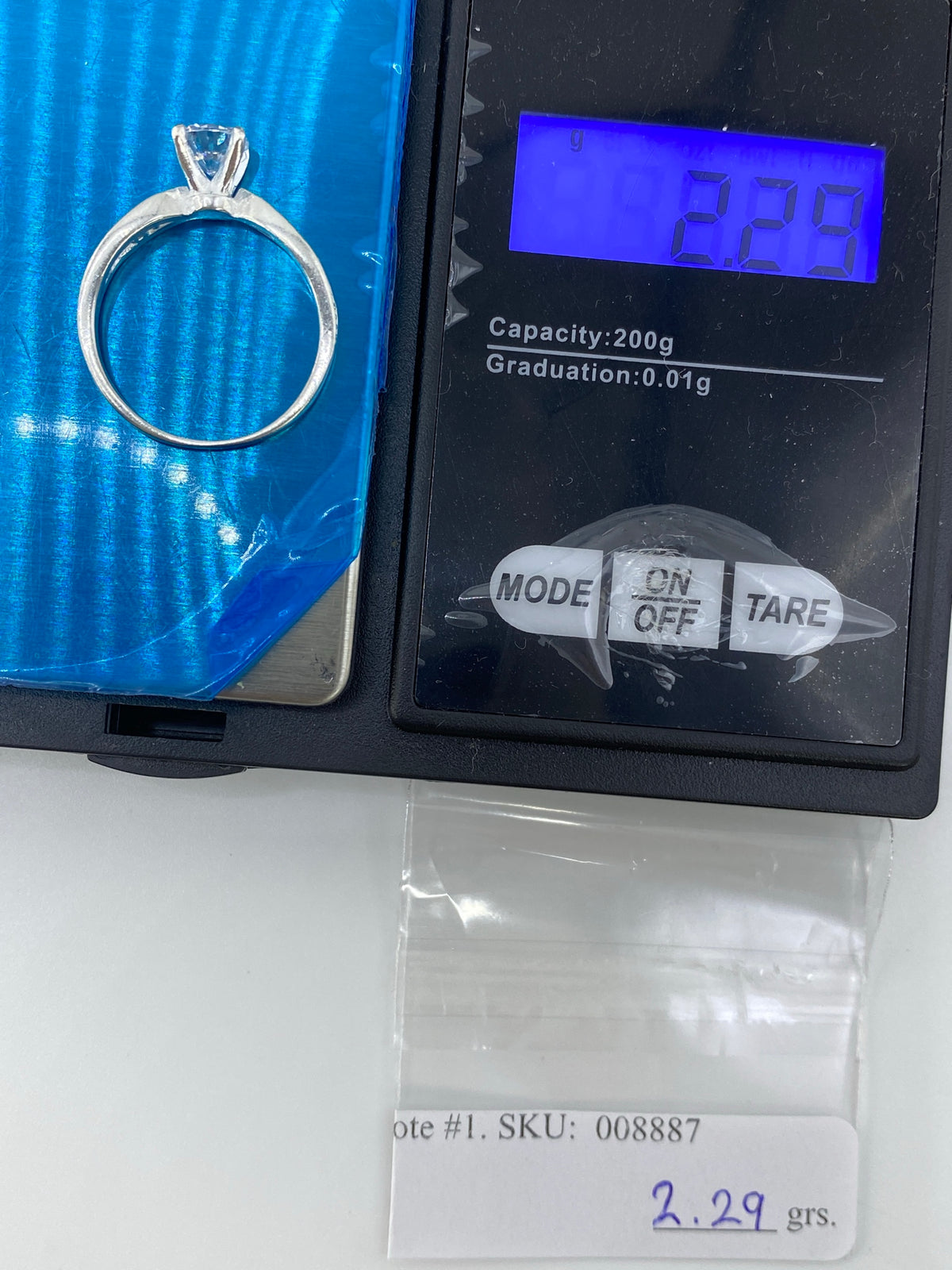Anillo Solitario Circonia Cristalina de Plata — Taxco 925 — foto 6