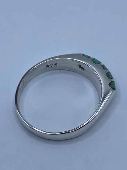 Anillo de Plata Turquesa Azul Cielo — Taxco 925 — foto 5