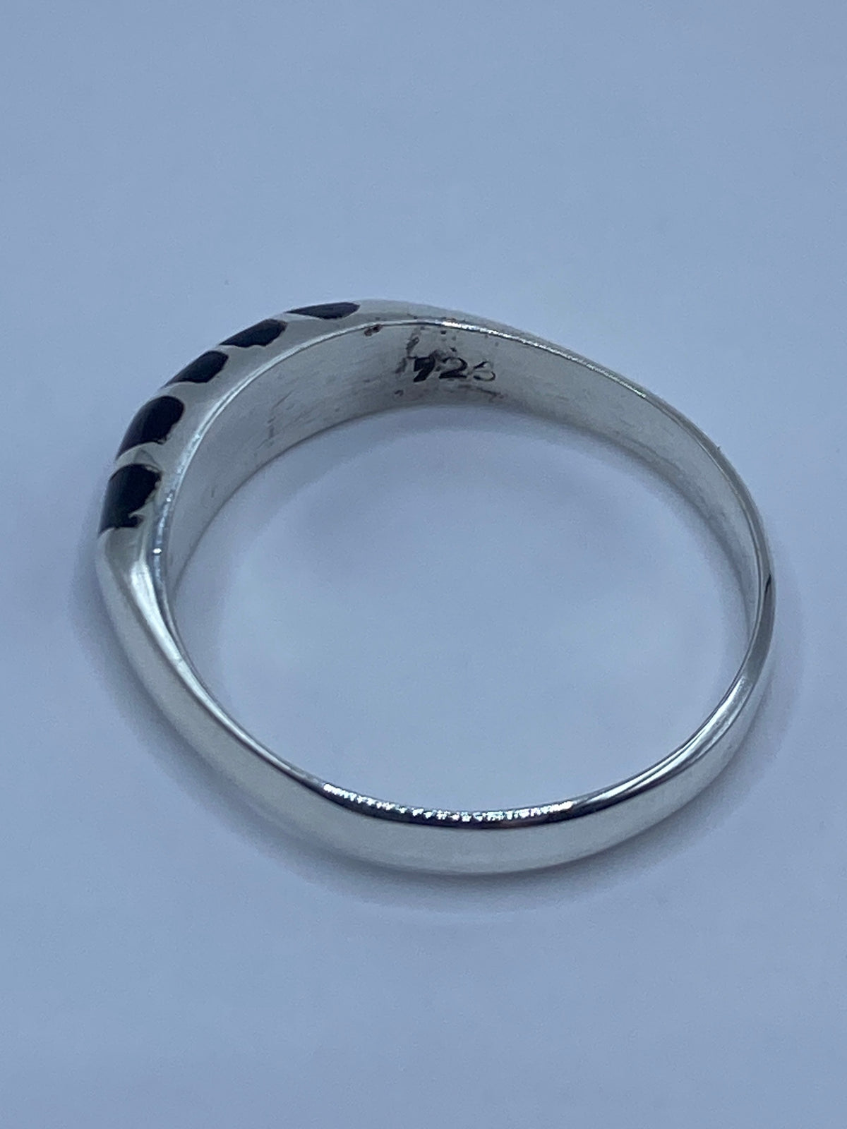 Anillo de Plata Ónix Negro Minimalista — Taxco 925 — foto 5