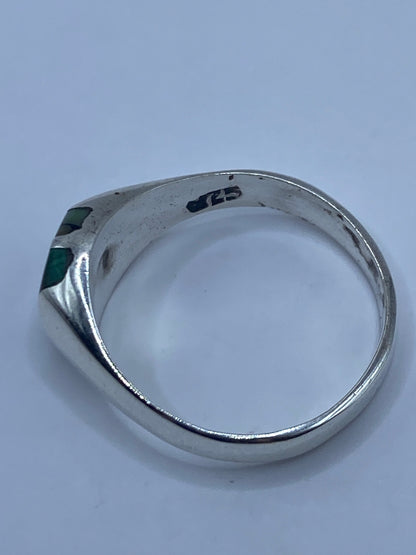 Anillo de Plata con Malaquita Verde — Taxco 925 — foto 5