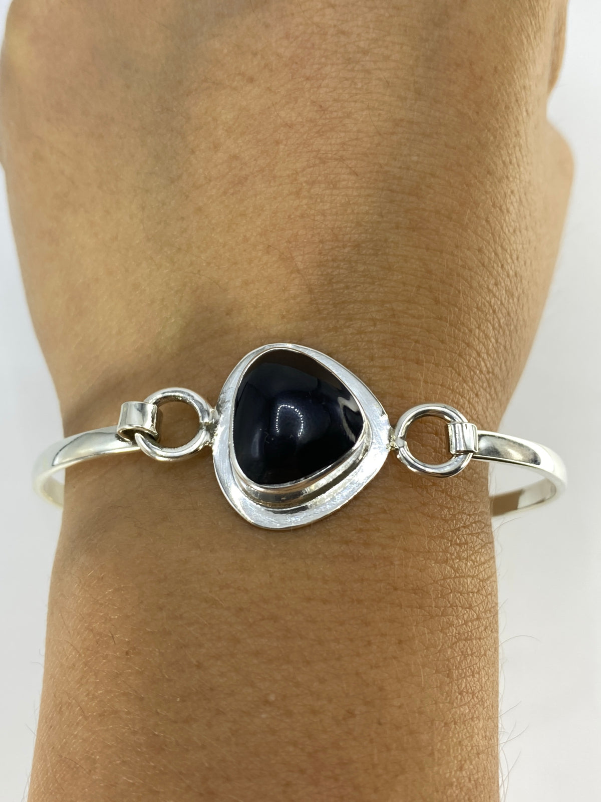 Brazalete Plata Ónix Negro — Taxco 925 — foto 6