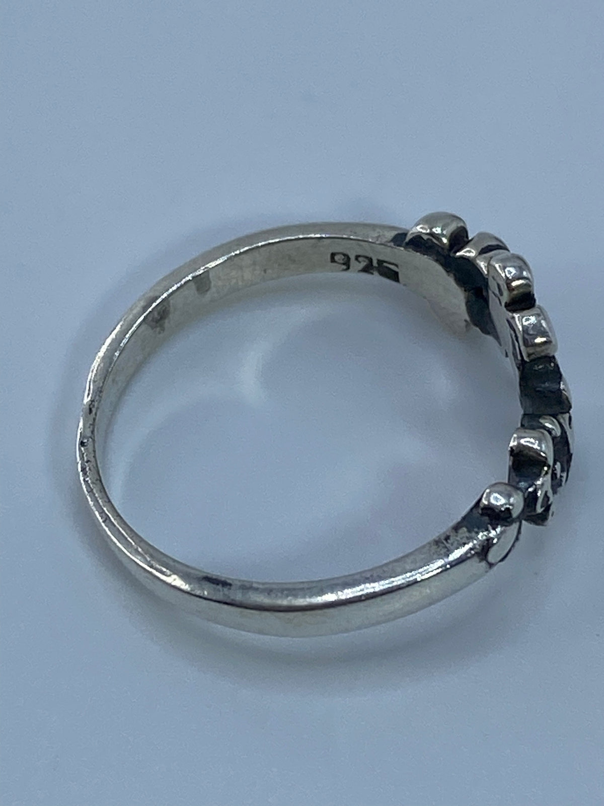 Anillo de Plata Repujado con Flores — Taxco 925 — foto 5