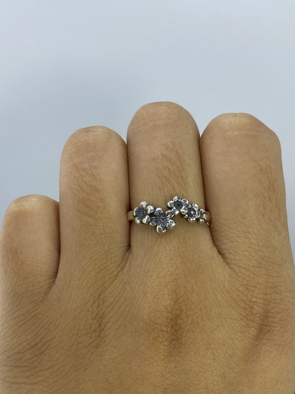 Anillo de Plata Repujado con Flores — Taxco 925 — foto 6