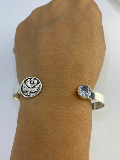 Brazalete Plata Circonia Cristalina — Taxco 925 — foto 6