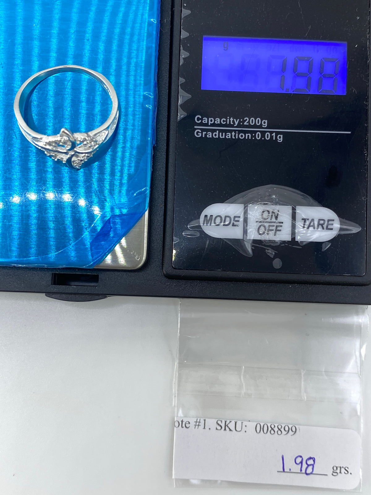 Anillo Nudo de Bruja Micro-Circonia Plata 925 — Taxco — foto 7