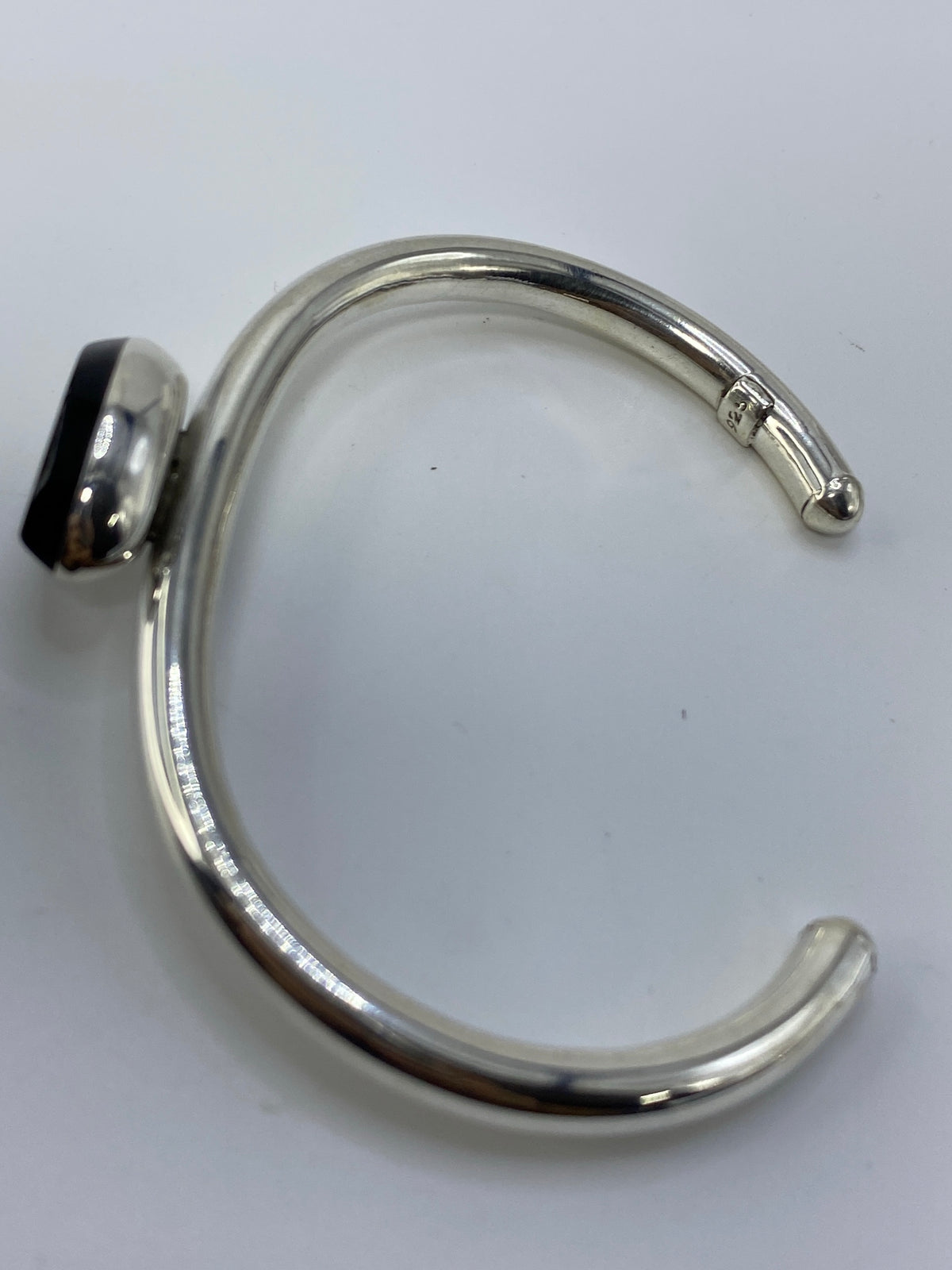 Brazalete Plata Onix Negro — Taxco 925 — foto 5