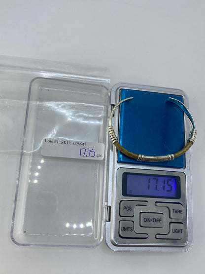 Brazalete de Plata 950 Cartoneado Piel de Víbora — Taxco — foto 7