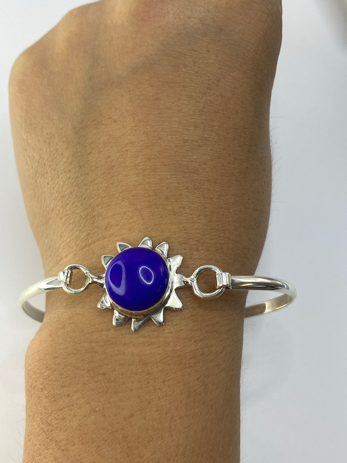Brazalete de Plata con Lapislázuli — Taxco 925 — foto 6