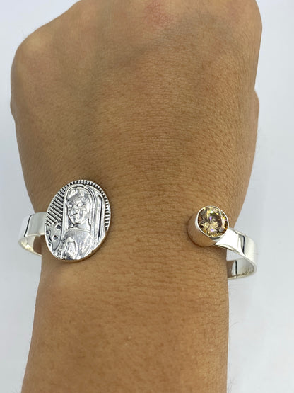 Brazalete de Plata con Circonia Café — Taxco 925 — foto 6
