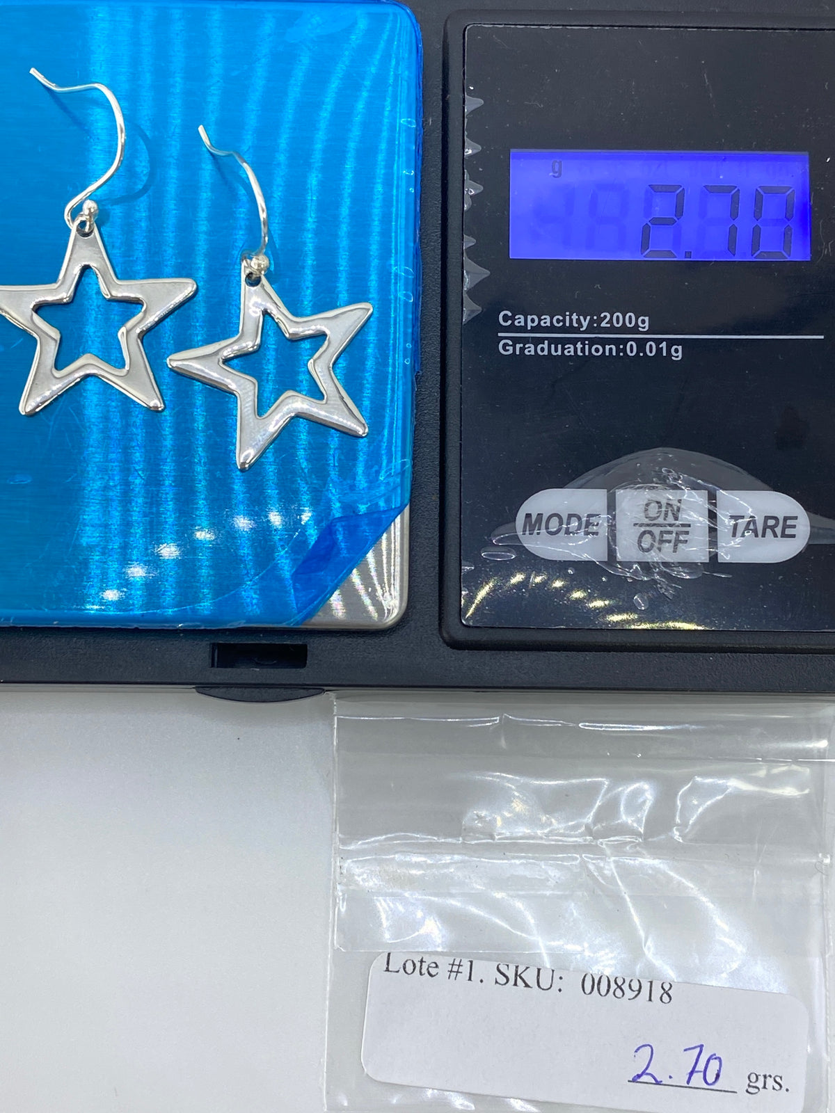 Aretes de Plata Calado Estrella — Taxco 925 — foto 6