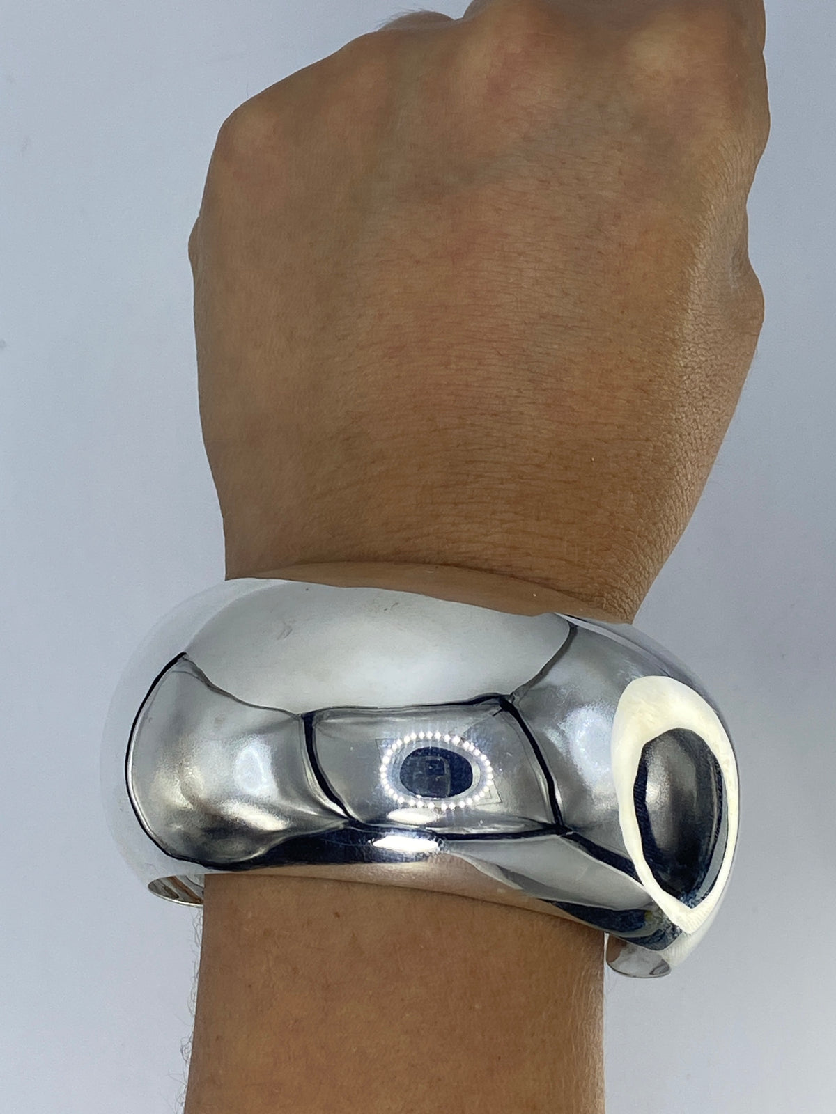 Brazalete de Plata Liso — Taxco 925 — foto 6