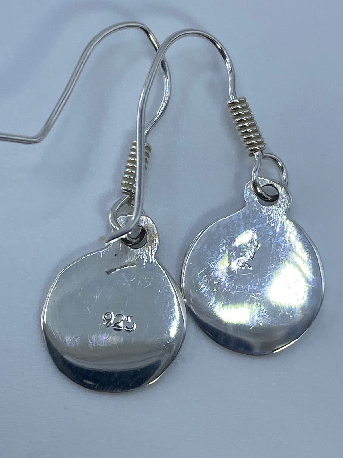 Aretes Plata Repujados Pirámide Prehispánica — Taxco 925 — foto 5