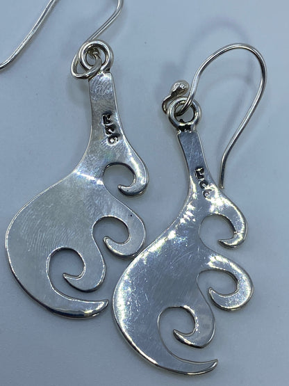 Aretes de Plata Calado con Espirales — Taxco 925 — foto 5