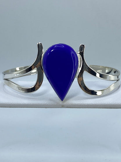 Brazalete Plata 925 con Lapislázuli Azul — Taxco — foto 1