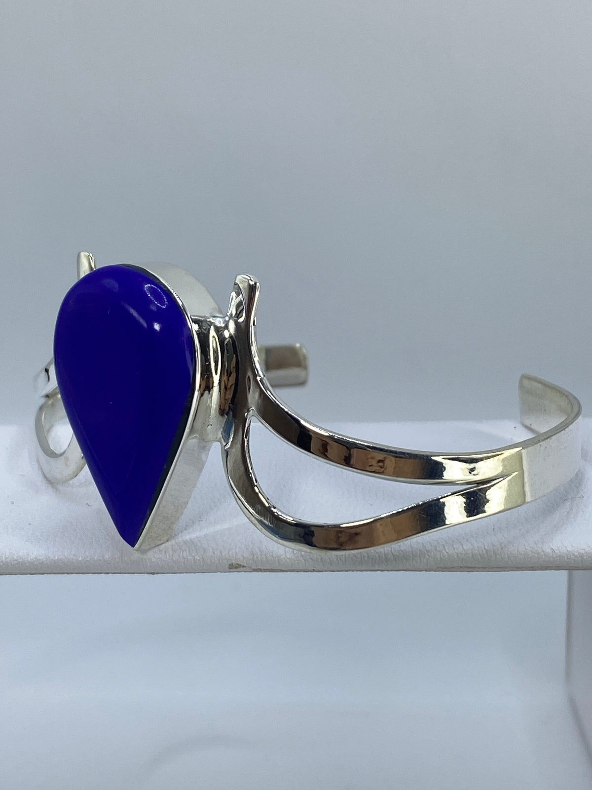 Brazalete Plata 925 con Lapislázuli Azul — Taxco — foto 2