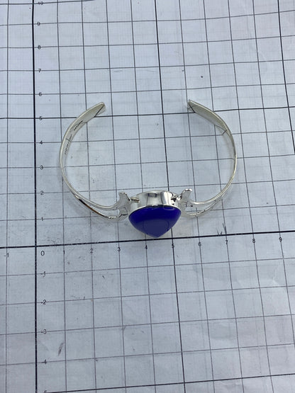 Brazalete Plata 925 con Lapislázuli Azul — Taxco — foto 4