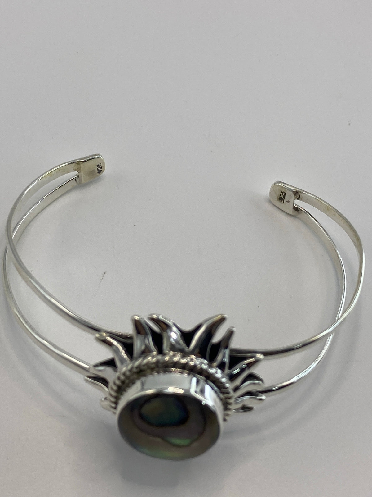 Brazalete Plata Concha de Abulón — Taxco 925 — foto 5
