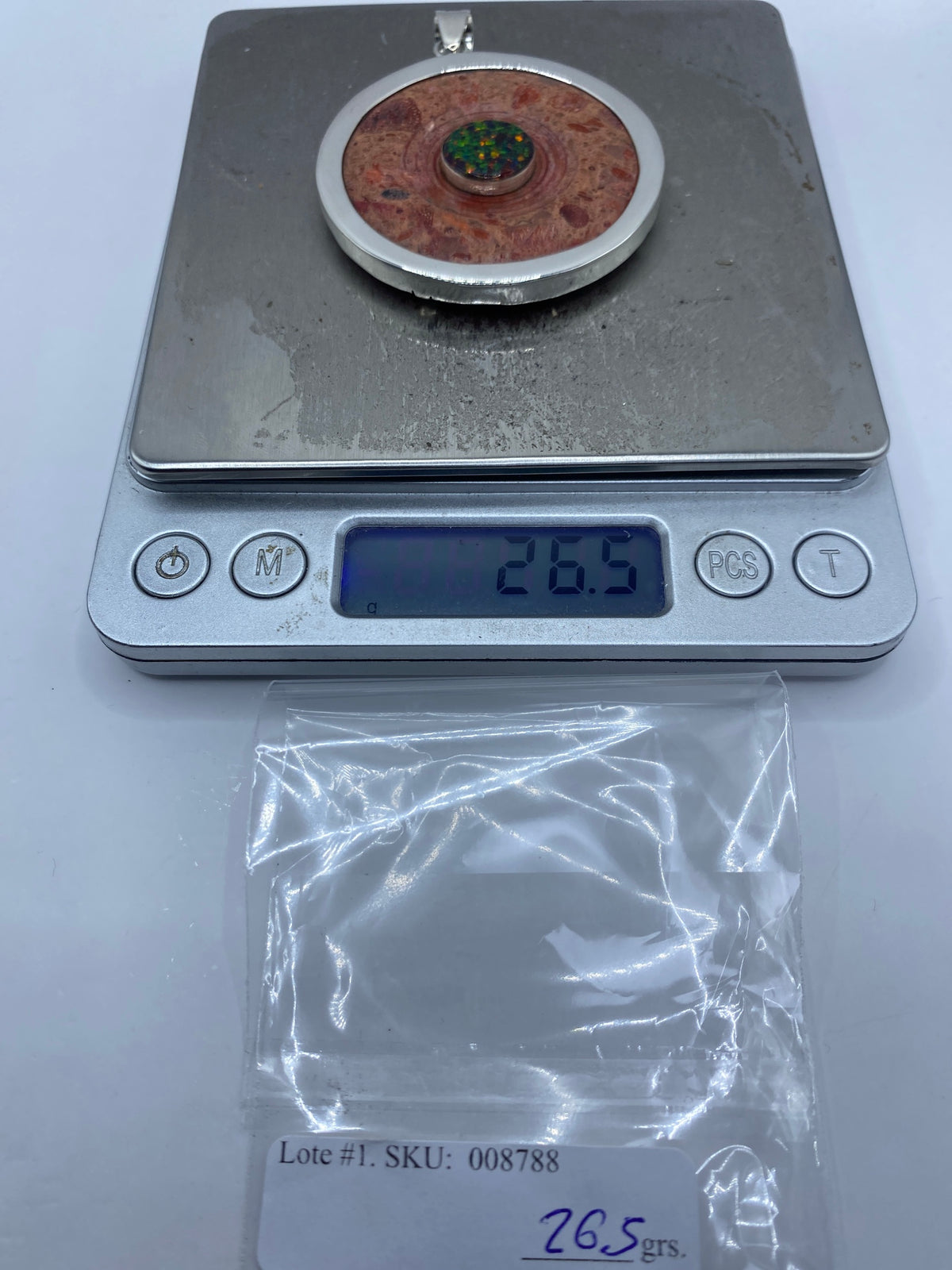 Dije de Plata 950 con Ópalo de Fuego — Taxco — foto 6