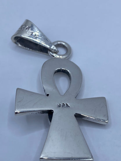 Dije Cruz Ankh de Plata 925 con Amatista Lavanda — foto 5