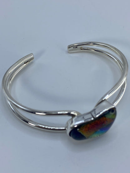 Brazalete de Plata 925 con Piedra Multicolor — Taxco — foto 5