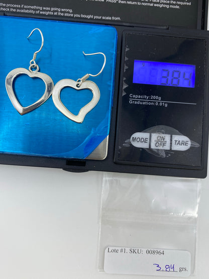 Aretes de Plata Calado Corazón — Taxco 925 — foto 6