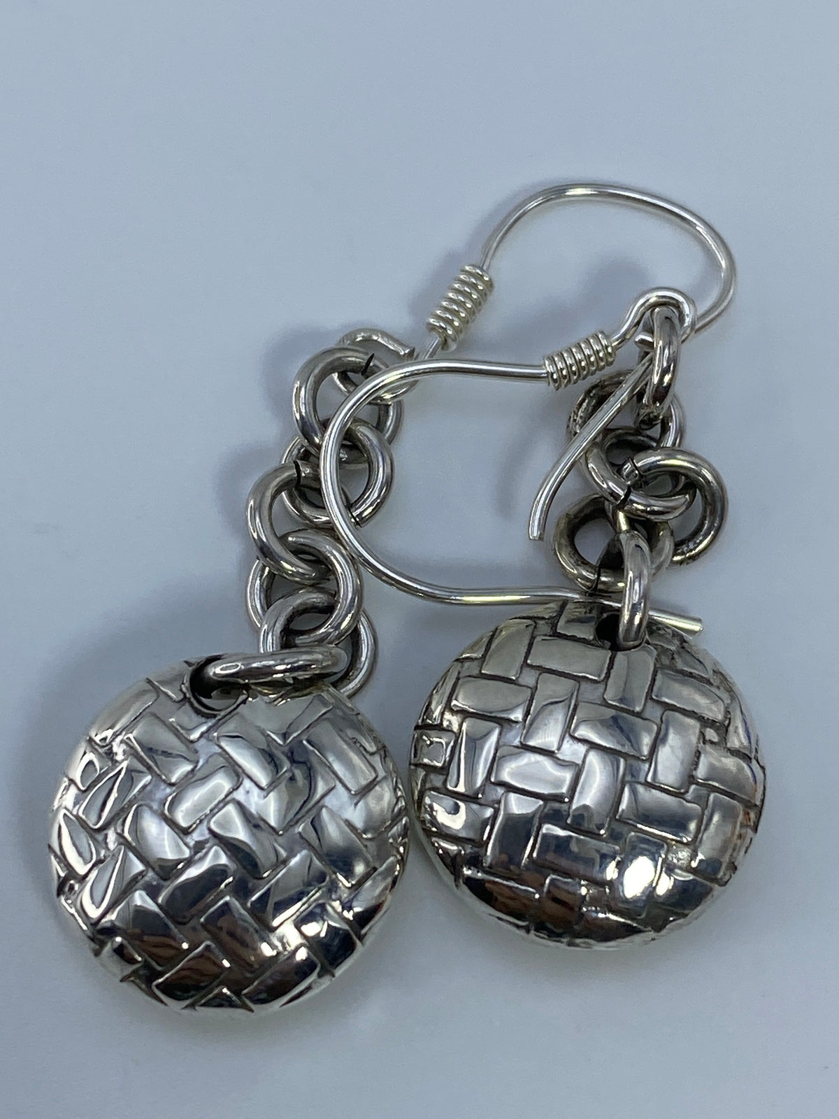 Aretes de Plata Cartoneado Geométrico — Taxco 925 — foto 5