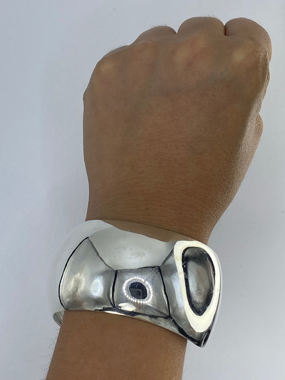Brazalete de Plata 925 Rígido Minimalista — Taxco — foto 6