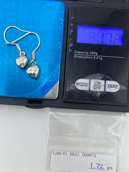 Aretes de Plata Calado con Corazón — Taxco 925 — foto 6