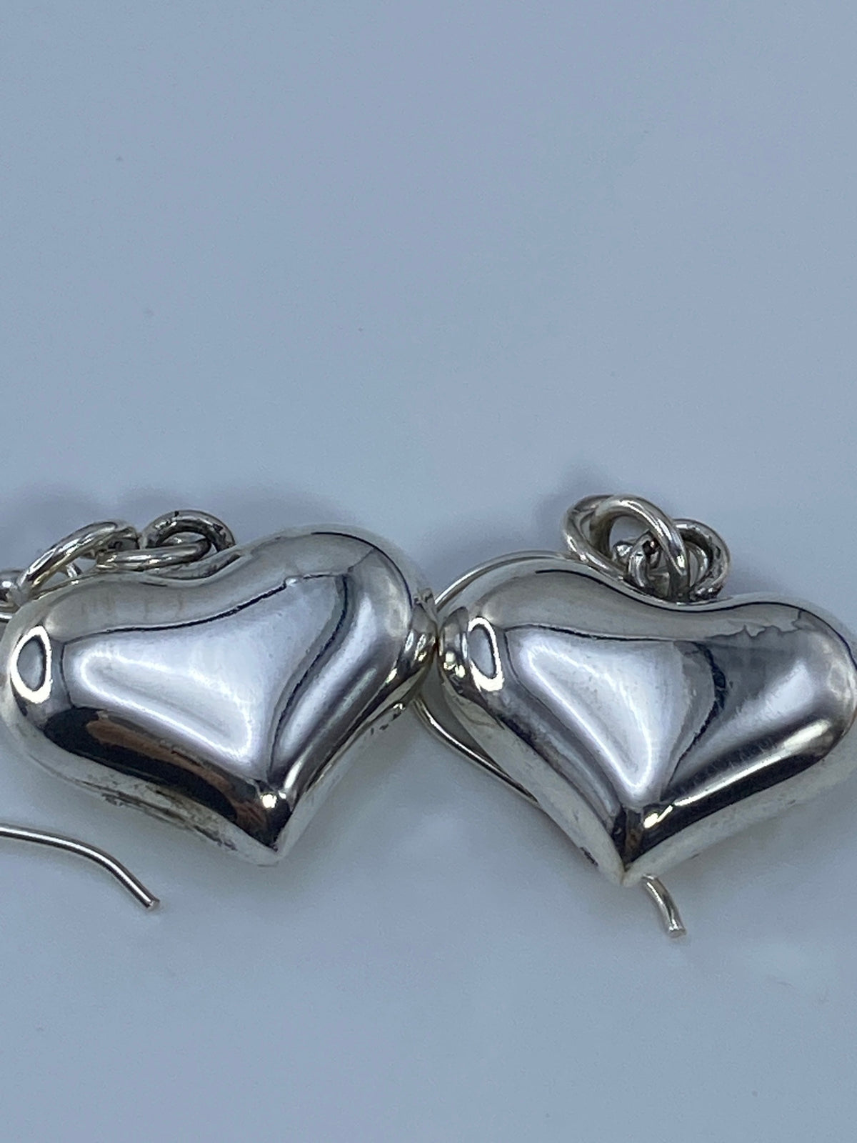 Aretes de Plata Corazón Cartoneado — Taxco 925 — foto 5