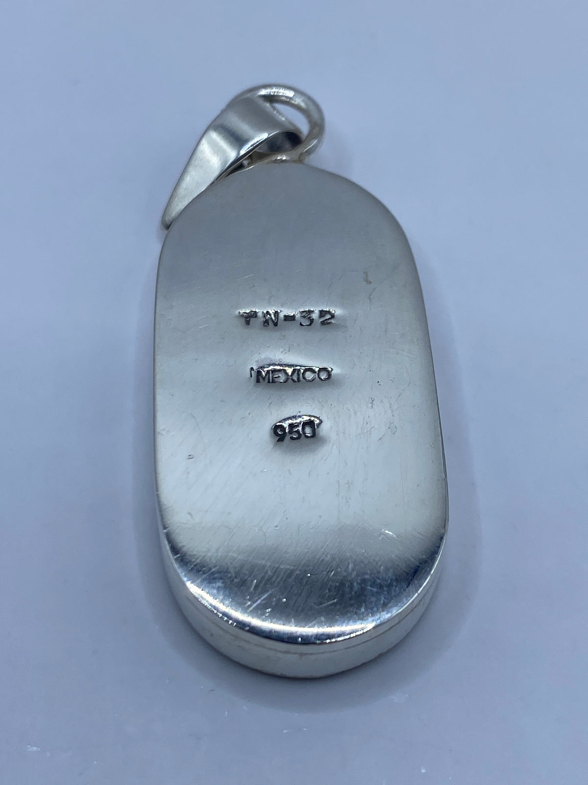 Dije Plata Tablero Turquesa y Ónix — Taxco 925 — foto 5