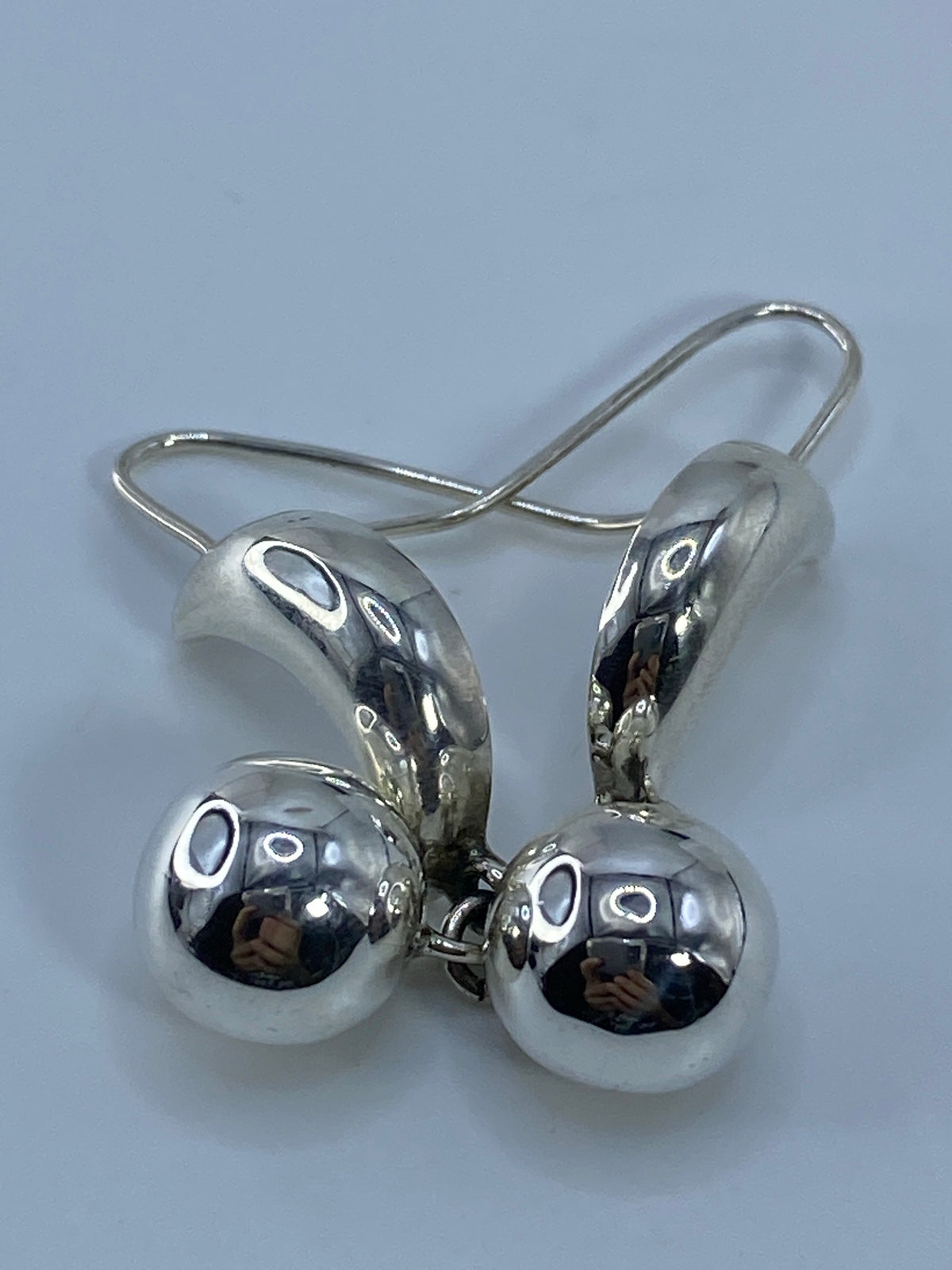 Aretes Plata Cartoneado Geométrico — Taxco 925 — foto 5