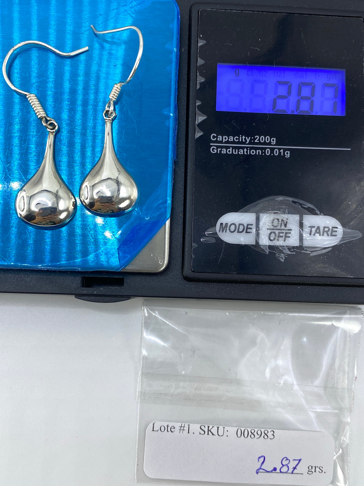Aretes de plata .925 — foto 6
