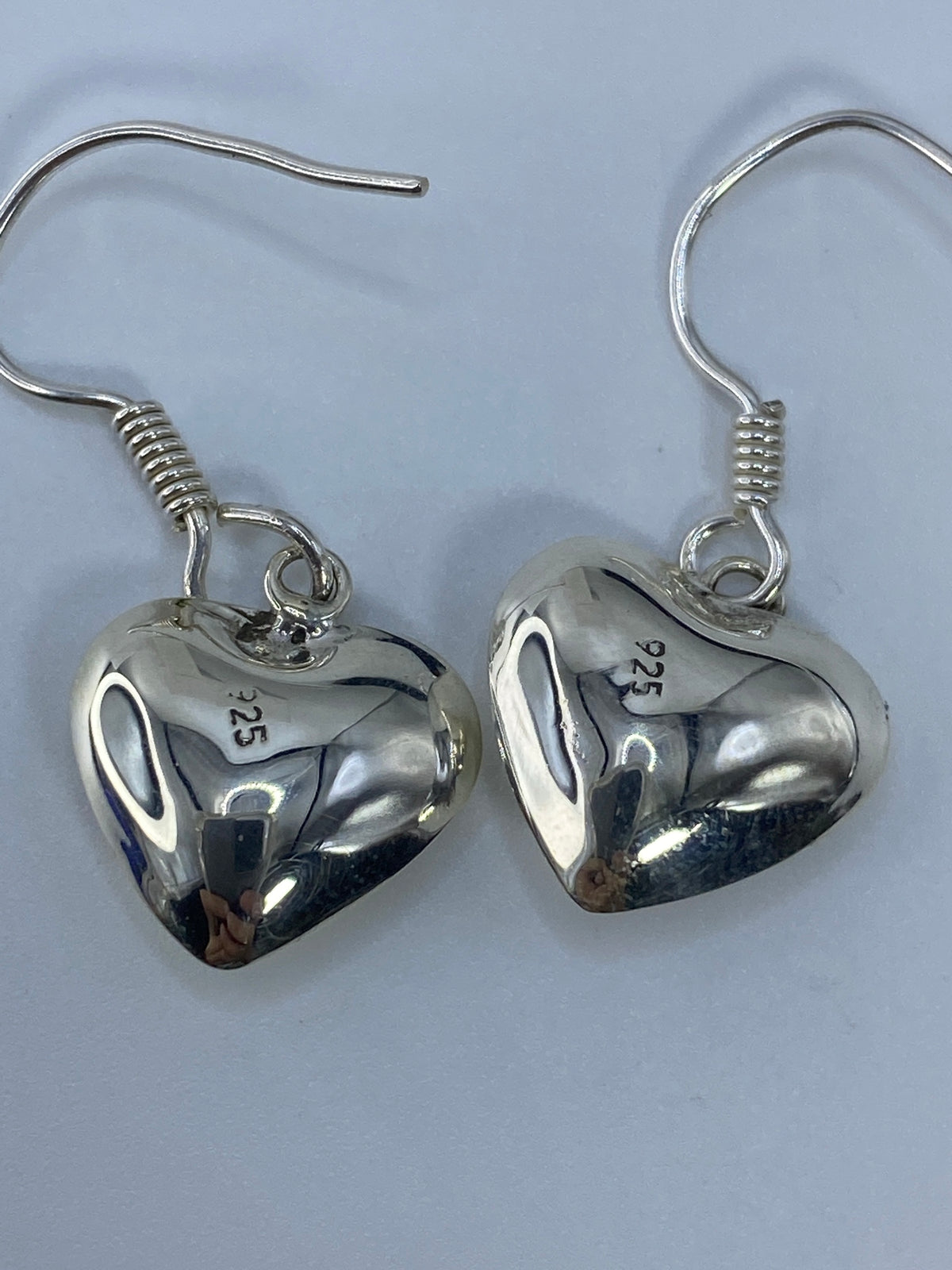 Aretes de Plata Cartoneado Corazón — Taxco 925 — foto 5